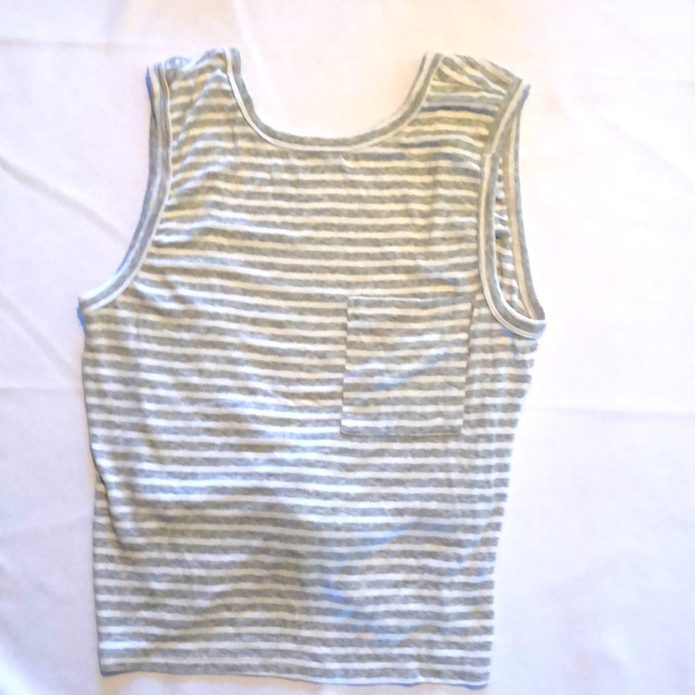 Vestique Striped Twist Back Tank